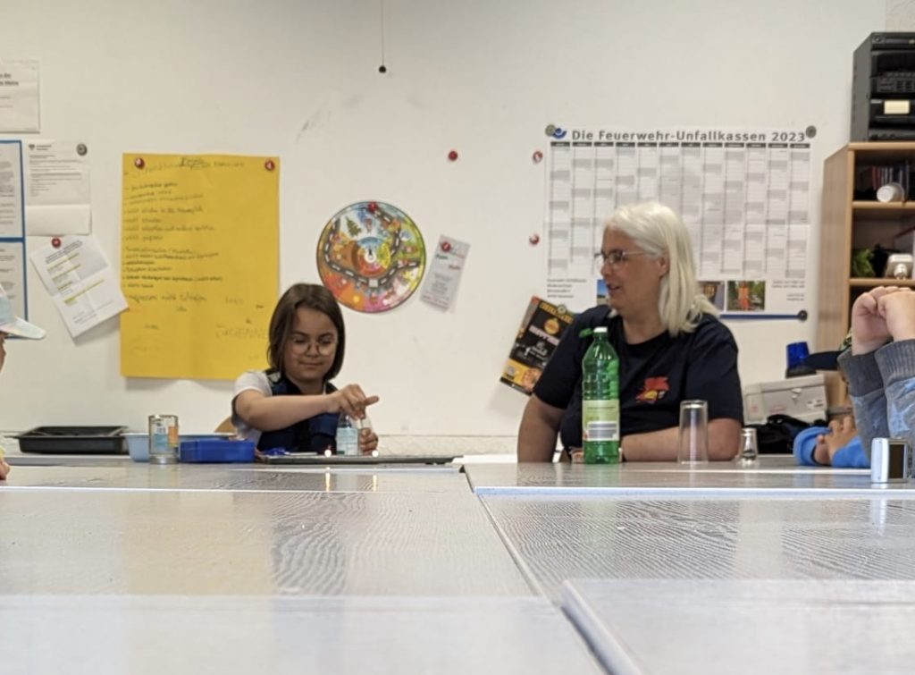 Vorschulkinder zu Besuch bei der Feuerwehr