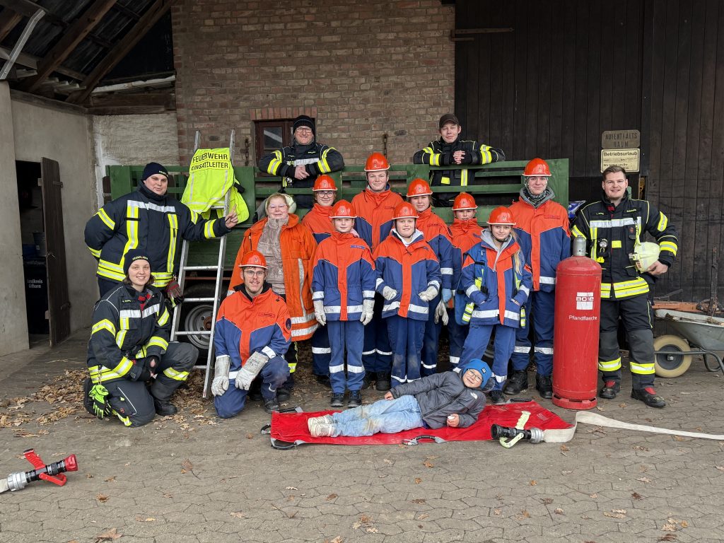 Weihnachtsdienst der Jugendfeuerwehr Rothemühle/Walle